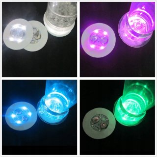 LED STOJANY na fľaše, poháre, sada 10 ks.